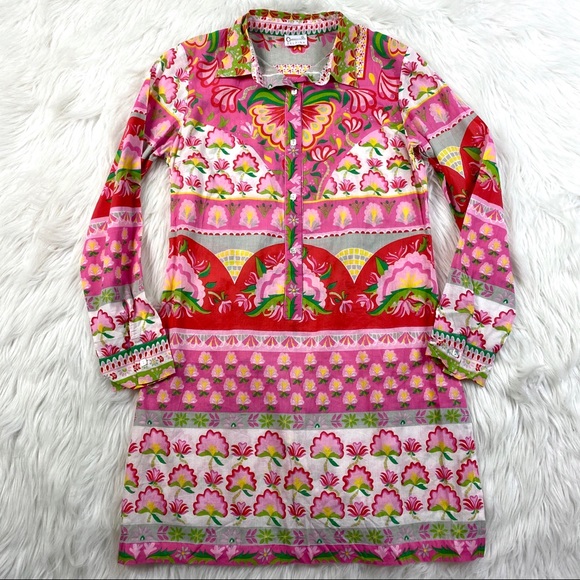 delfina Tops - Delfina Italy Floral Tunic Top Cover Up Resort